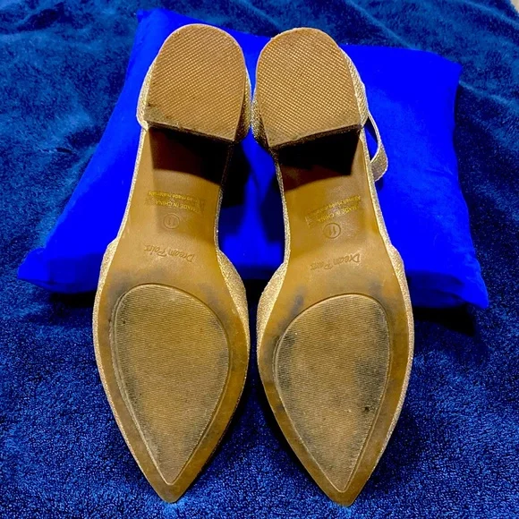 DREAM PAIRS x Size 11 x "Annee" Gold Glitter Pump - Picture 7 of 7